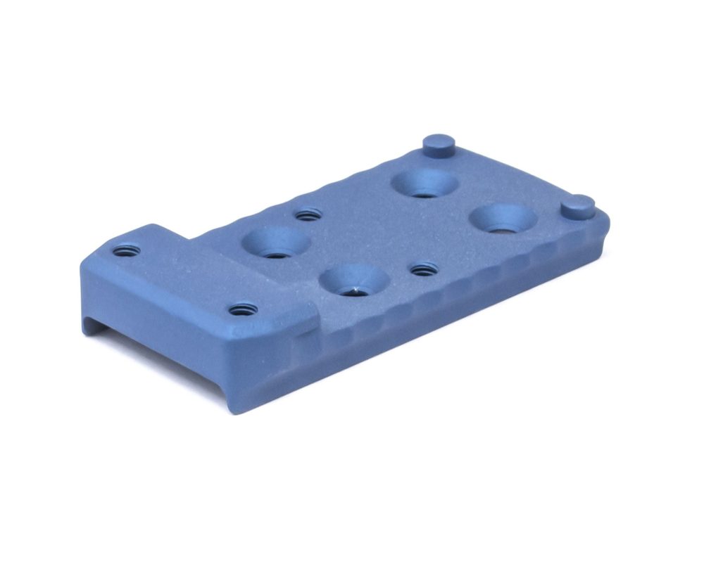 Fusion Firearms 1911 RMR Trijicon Base Plate Standard – Blue, Lightweight Aluminum
