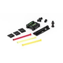 Fusion Firearms Fixed Fiber Optic Sight Set – Front Mounting Plate for Ribs 6mm to 8mm