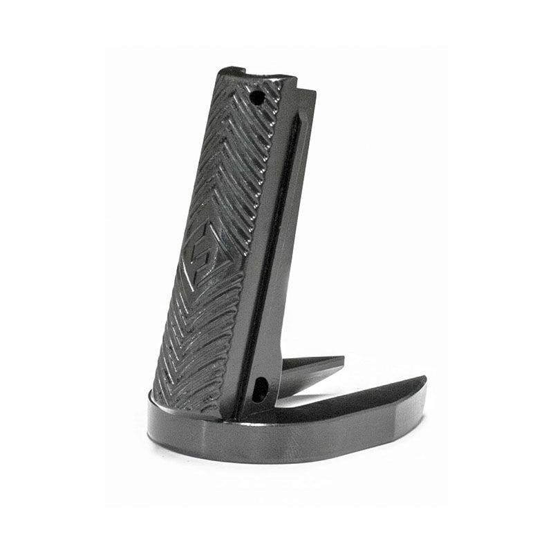 1911 Mainspring Housing + Mag-Well – Government, Fusion Chevron, Black