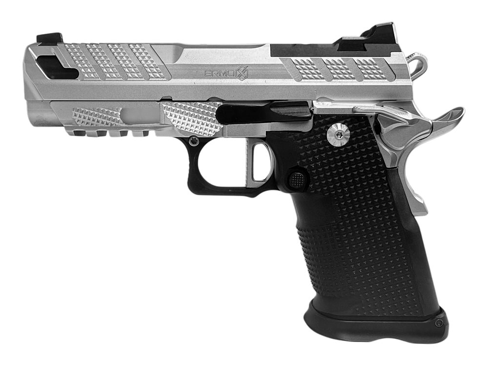 Fusion Firearms XP PRO™ V2 9mm Double-Stack 1911 Pistol – Chrome – Ambi Thumbledge