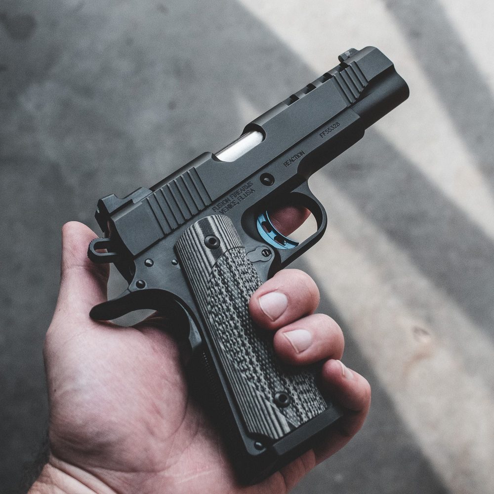Fusion Firearms 1911 Pistol – “Blue Ridge Melo” Reaction – 9MM