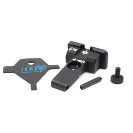 Fusion Firearms Revolver Rear Sight Blade (Replacement) Black Target – For Smith & Wesson