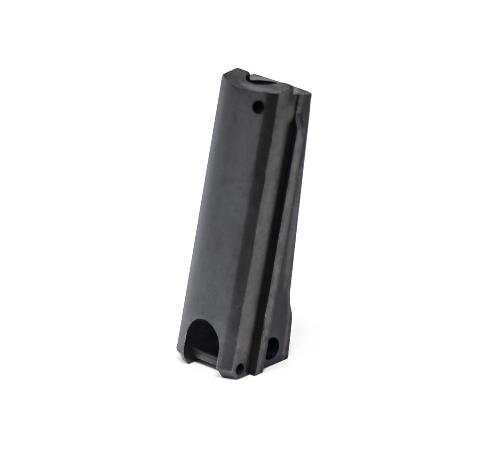 Fusion Firearms 1911 Mainspring Housing – Government, Smooth, Black – Lanyard Loop