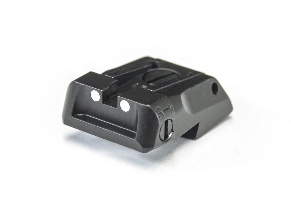 Fusion Firearms 1911 – OEM (Novak Compatible) Colt Rear Adjustable Sight – White Dot