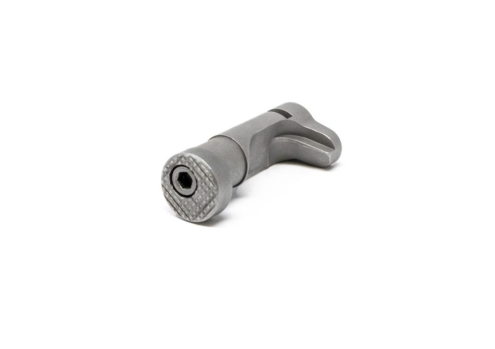 Fusion Firearms 1911 Magazine Catch – Over-Sized Button, Stainless Steel