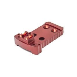 1911 Red Dot Base Plate (Holosun / Fusion) – Light-weight Aluminum – Red