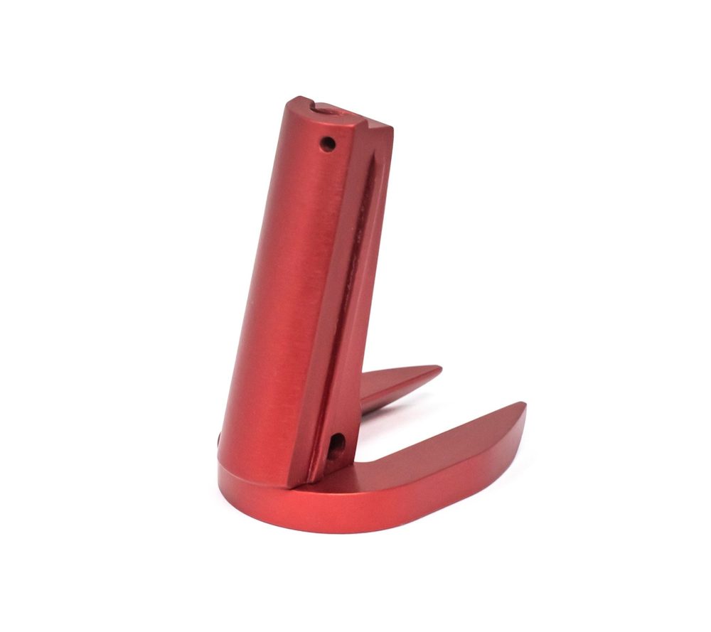Fusion Firearms 1911 Alloy Mainspring Housing + Mag-Well – Government, Plain, Red