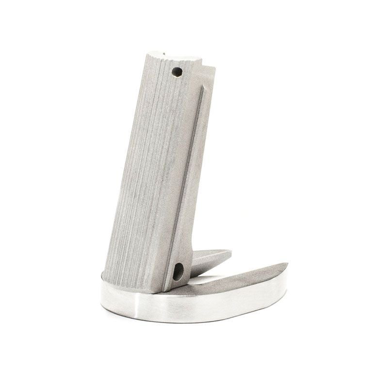 Fusion Firearms 1911 Mainspring Housing + Mag-Well – Government, Serrated, Stainless Polished