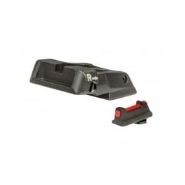Fusion Firearms Walther – PPQ, Q5 Match – Black Target with Fiber Front Adjustable Sight Set