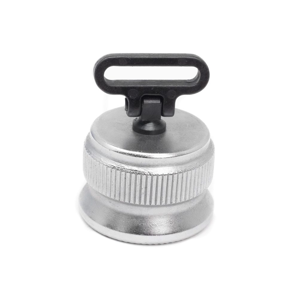 Fusion Firearms Shotgun Magazine Cap Serrated (Silver) – Standard W/ Sling Swivel