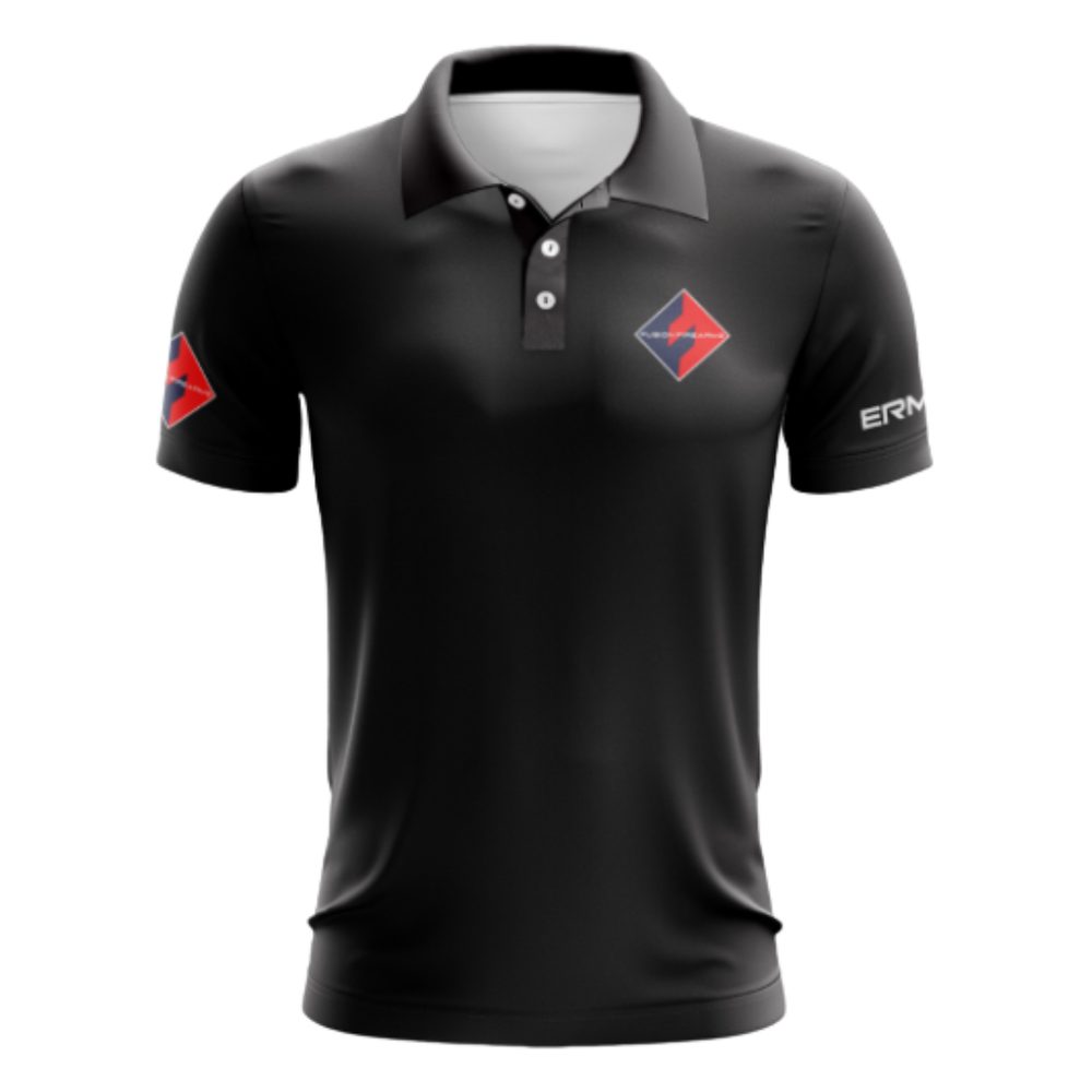 Fusion Shooter Shirt – Black Performance Polo