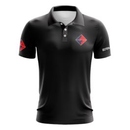 Fusion Shooter Shirt – Black Performance Polo