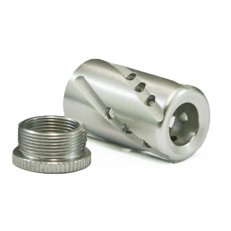 Fusion Firearms 1911 BARREL COMPENSATOR, 9MM, UMG ALUMINUM – Silver