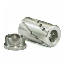 Fusion Firearms 1911 BARREL COMPENSATOR, 40S&W/10MM, UMG ALUMINUM – SILVER
