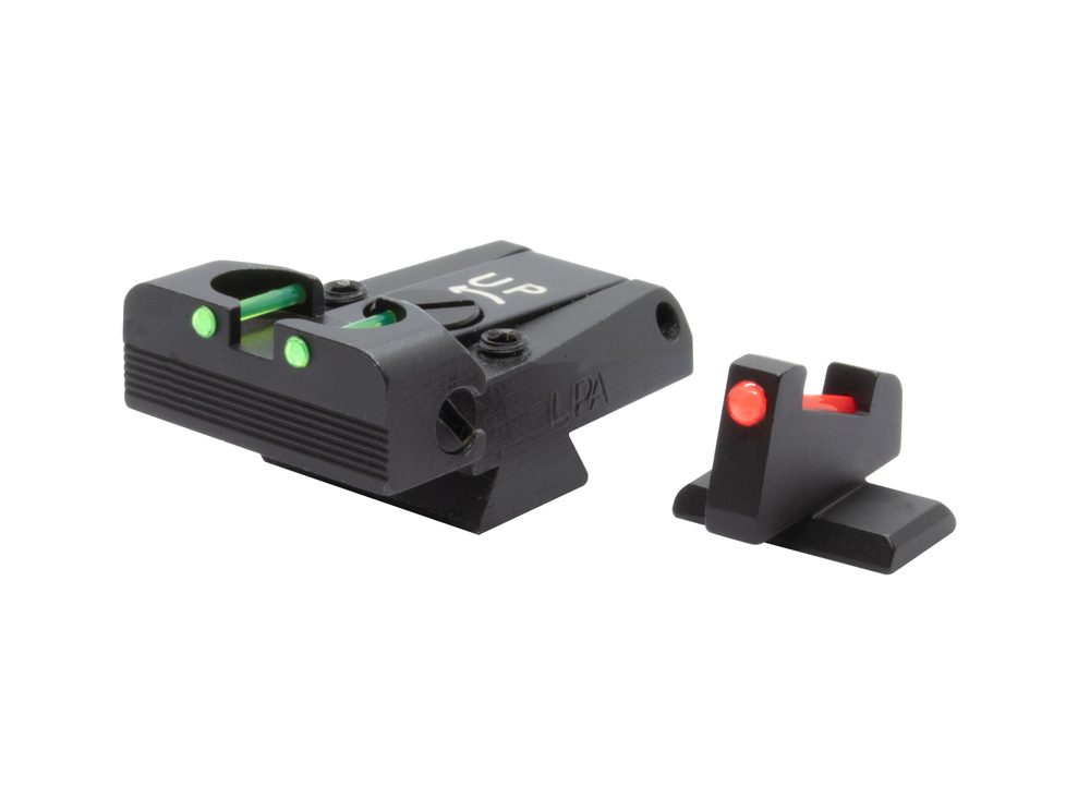 Fusion Firearms Browning High Power with Front Dovetail – Fiber Optic Adjustable Sight Set