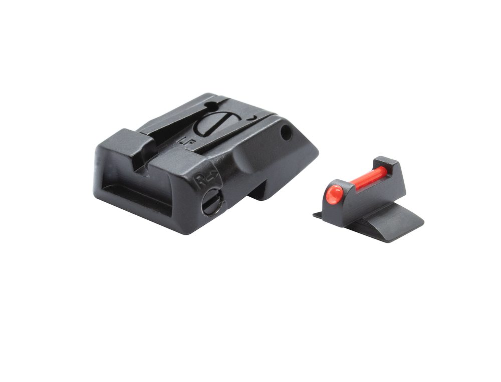 Fusion Firearms 1911 Standard Dovetail – Black Target Adjustable Sight Set Contour Front Sight