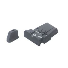 Fusion Firearms LPA SPR24CZ07 All-Black Sight Set for CZ P07/P09