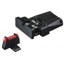 Fusion Firearms Sig Sauer – P220 Thru P228, P320 – Black Target with Fiber Front Adjustable Sight Set