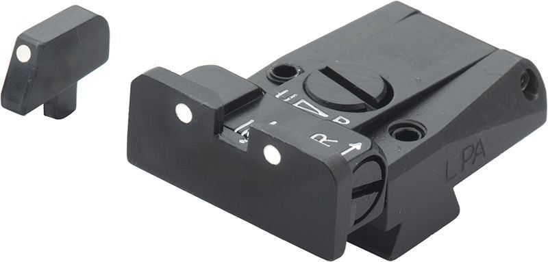 Fusion Firearms 1911 Colt 80 Series – White Dot Adjustable Sight Set