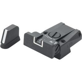 Fusion Firearms CZ 75 & CZ 85 – White Outline Adjustable Sight Set