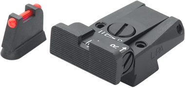 Fusion Firearms CZ 75 & CZ 85 – Black Target With Fiber Optic Adjustable Sight Set