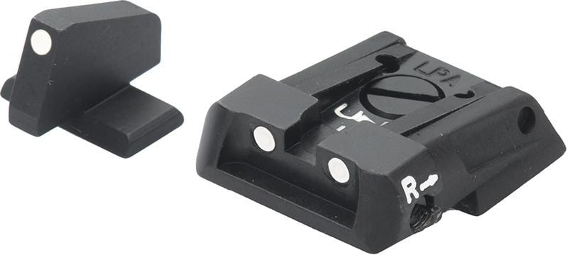 Fusion Firearms H&K – P30, P45, VP9 VP9 Striker – White Dot Adjustable Sight Set