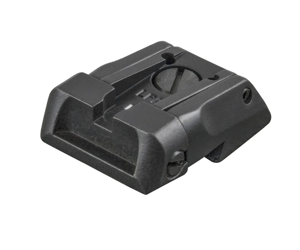 Fusion Firearms 1911 Rear Pistol Sight – LPA, Colt Fully Adjustable, Black Target