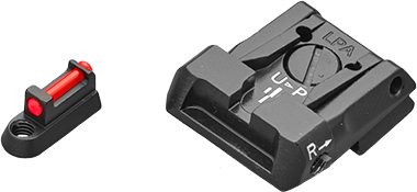 Fusion Firearms LPA Black Target Carry Sight Set for CZ P07, P09, and CZ75P07