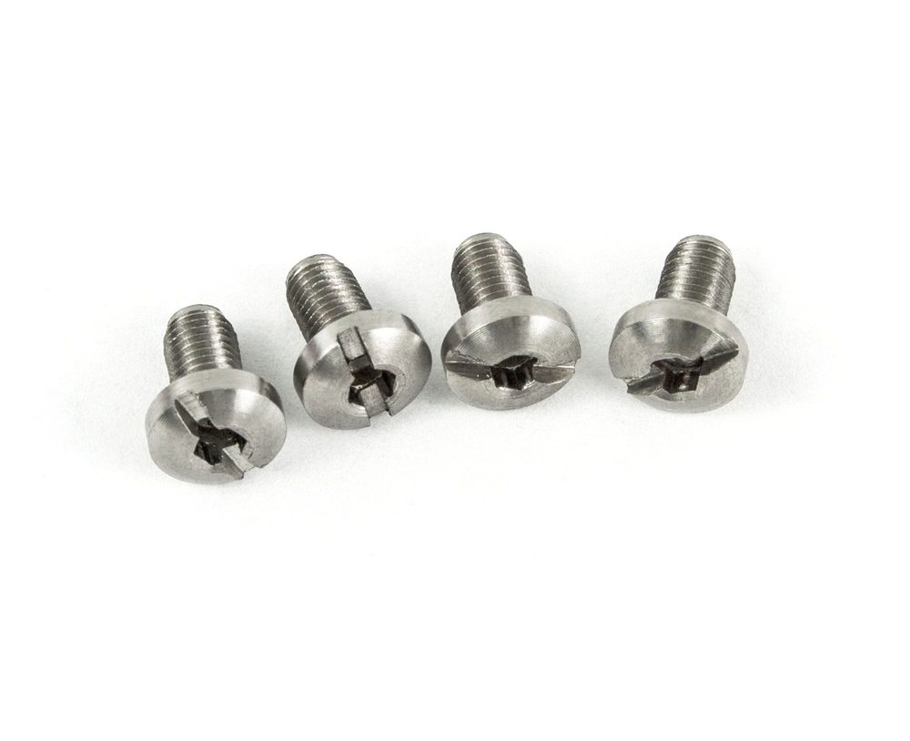 Fusion Firearms 1911 Grip Screws – Slex, Stainless (4)