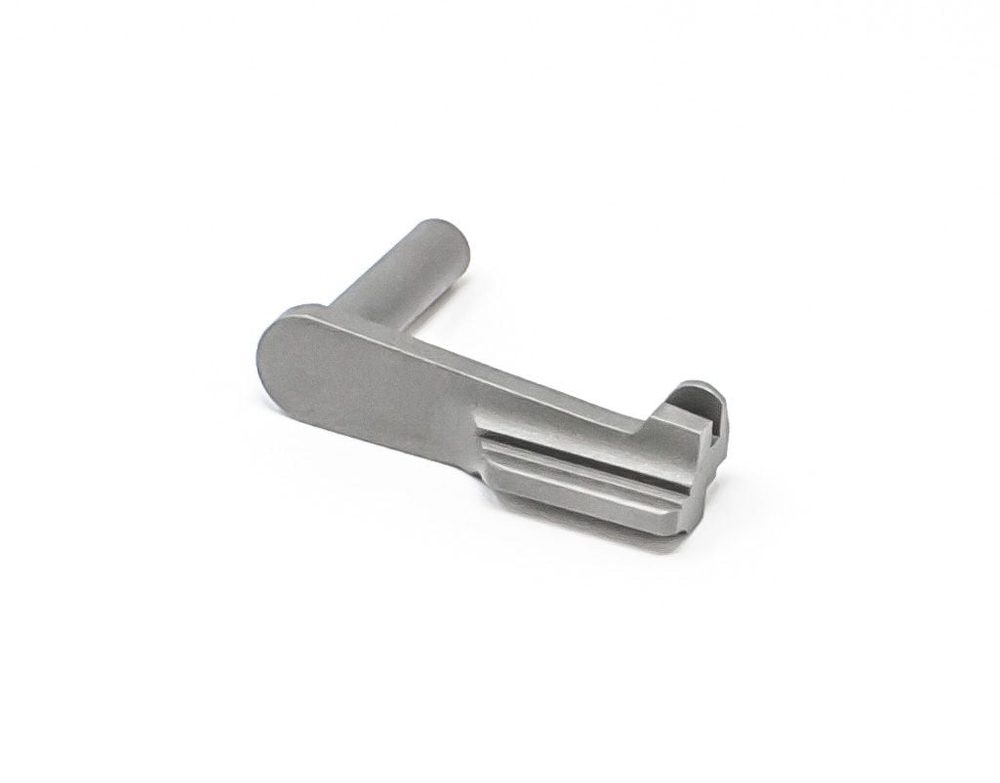 Fusion Firearms 1911 Slide Stop – 9mm/10mm – Sure Lock, Stainless Matte