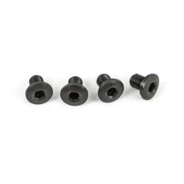Fusion Firearms 1911 Grip Screws – Hex, Black, Thin (4)