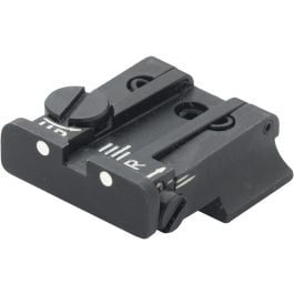 Fusion Firearms S&W – 3rd Gen. 10mm & 45acp – Rear Adjustable Sight – White Dot