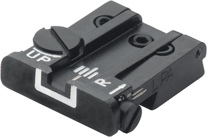Fusion Firearms Ruger – Mark 2 .22Cal Rear Adjustable Sight – White Outline