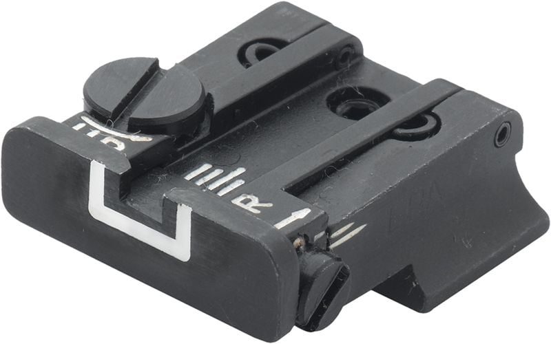 Fusion Firearms CZ – 75 & 85 (Newer Models) Rear Adjustable Sight – White Outline