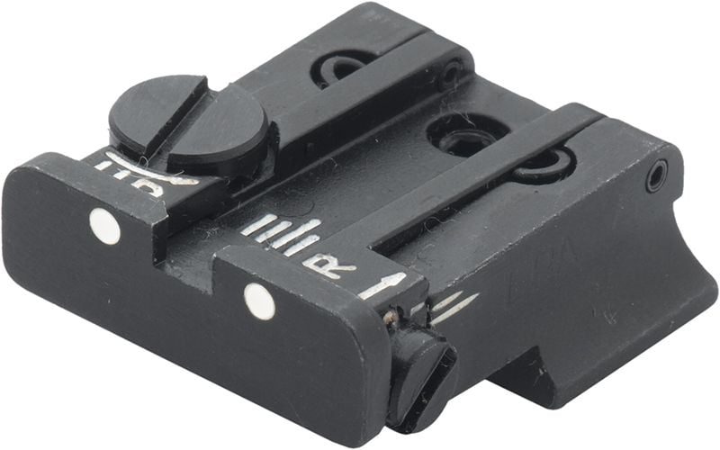 Fusion Firearms CZ – 75 & 85 (Newer Models) Rear Adjustable Sight – White Dot