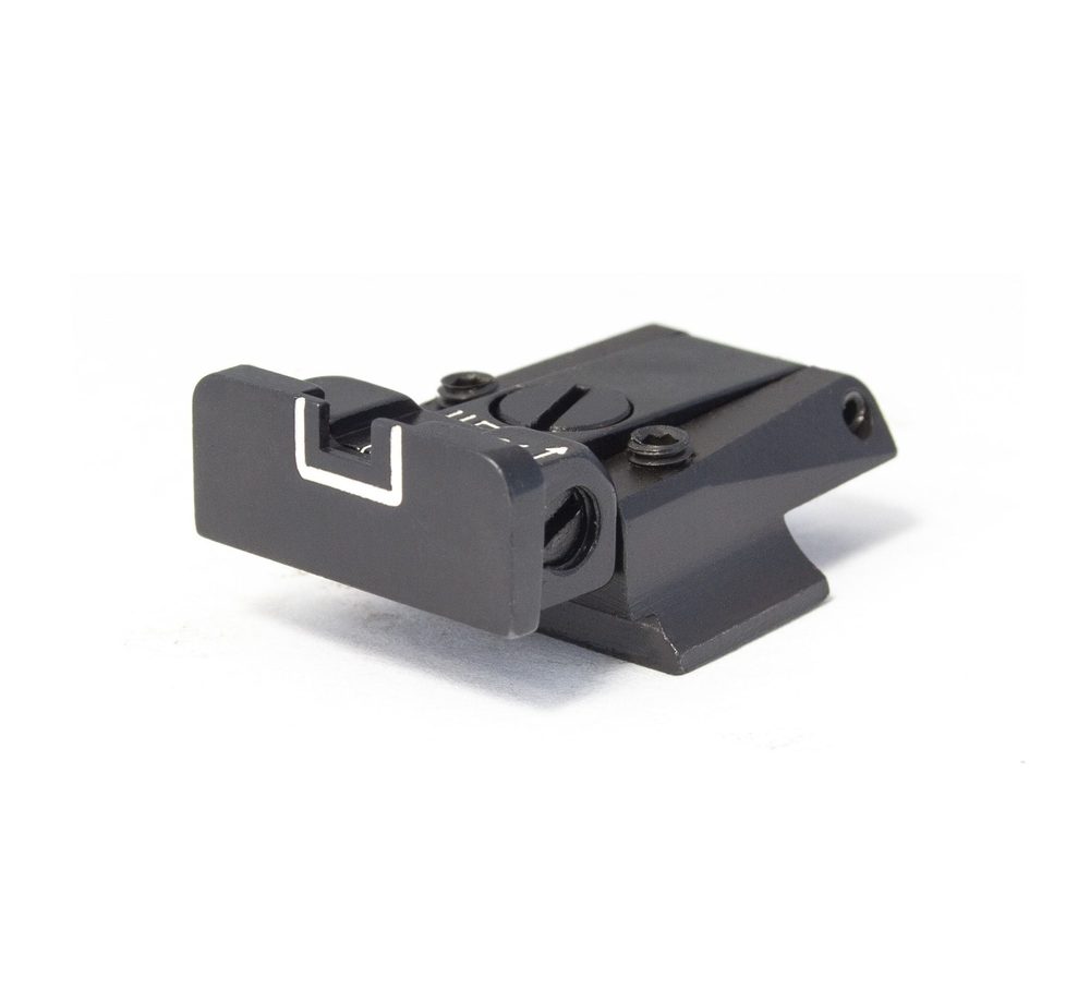 Fusion Firearms S&W – 10mm & 45acp (3rd Gen) – Rear Adjustable Sight – White Outline