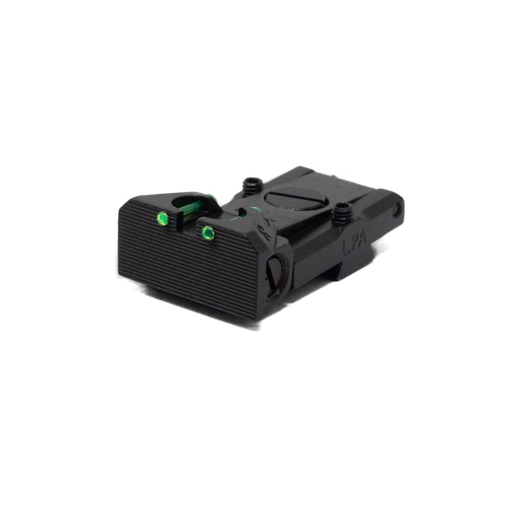 Fusion Firearms LPA Adjustable Fiber Optic Rear Sight (Remington 1911, 10mm Hunters & Limited)