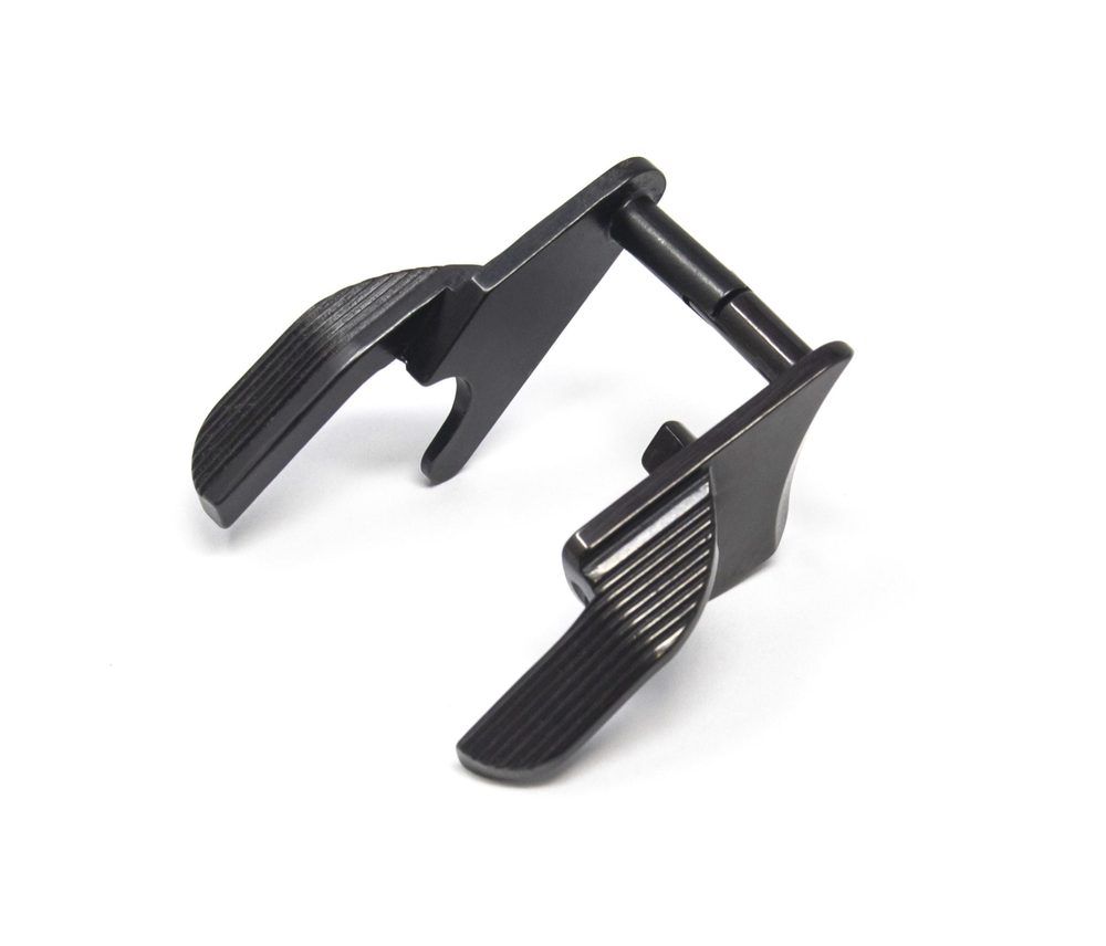Fusion Firearms 1911 Ambi Thumb Safety – Extended, Wide Paddle, Bar-Stock, Black