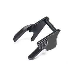 Fusion Firearms 1911 Ambi Thumb Safety – Extended, Combat Paddle, Bar-Stock, Black