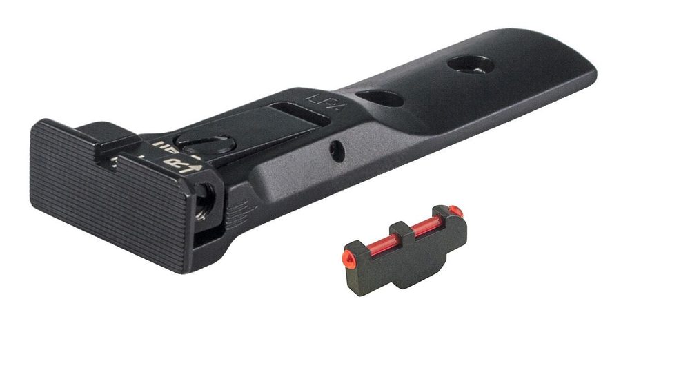 Fusion Firearms Revolver Rear Adj Sight – For Smith & Wesson, Black Target w/ Pin Fiber Front