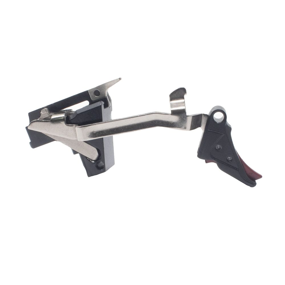 Fusion Firearms XF Pro Complete Flat Face Trigger Assembly (Red Safety)
