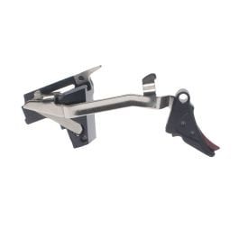 Fusion Firearms XF Pro Complete Flat Face Trigger Assembly (Red Safety)