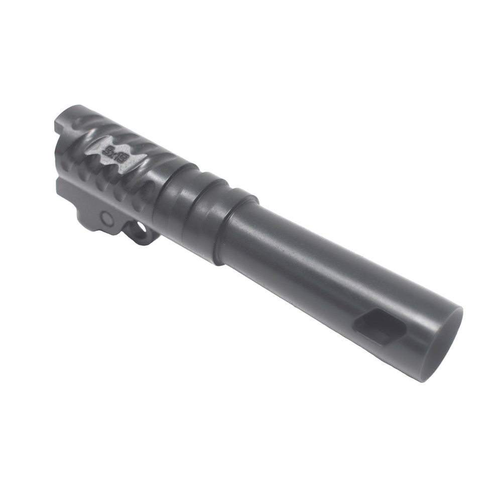 Fusion Firearms XP Pro 4″ Fluted 1911 Barrel – 9MM – Clark/Para Ramped – Ported (Black)